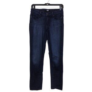 Paige Jeans Women’s 27 Blue Skyline Skinny Everdeen Dark Wash Denim Stretch